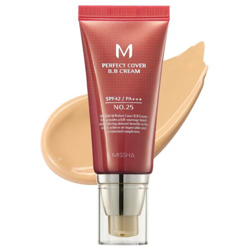 Missha Perfect Cover BB Cream №25  ВВ-крем №25 оттенка песочный беж