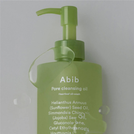Abib Pore Cleanser Oil Heartleaf Oil-Wash  Гидрофильное масло для очищения пор с хауттюйнией