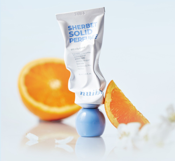 Nuibе Sherbet Solid Perfume 001 Lily Cotton  Духи с текстурой шербета 