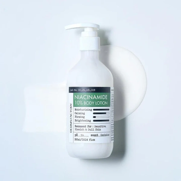 Derma Factory Niacinamide 10% Body Lotion Лосьон для тела с 10% ниацинамидом