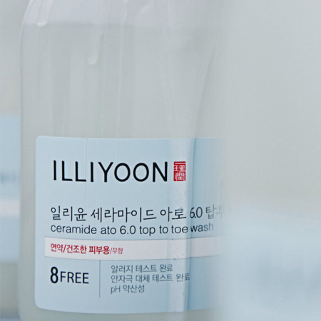  Illiyoon Ceramide Ato 6.0 Top to Toe Wash 	 Универсальный очищающий гель