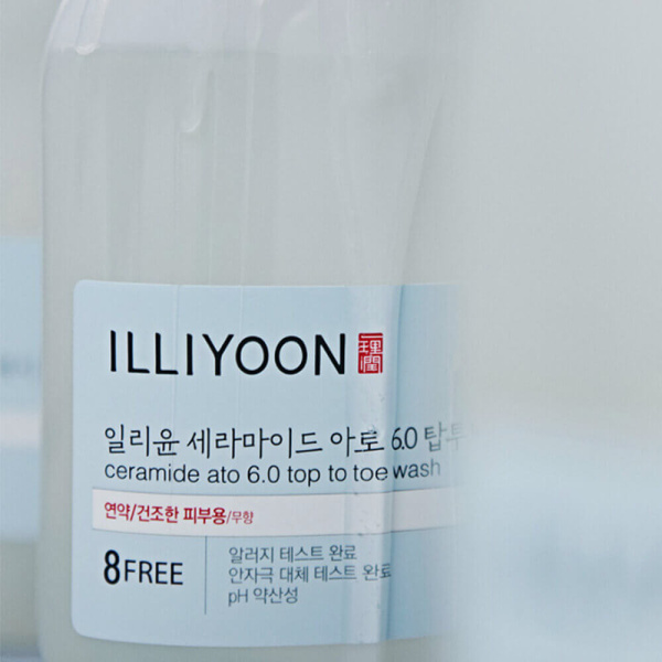  Illiyoon Ceramide Ato 6.0 Top to Toe Wash 	 Универсальный очищающий гель