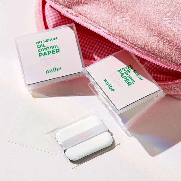 Nuibe No-Sebum Oil Control Paper  Ультратонкие матирующие салфетки
