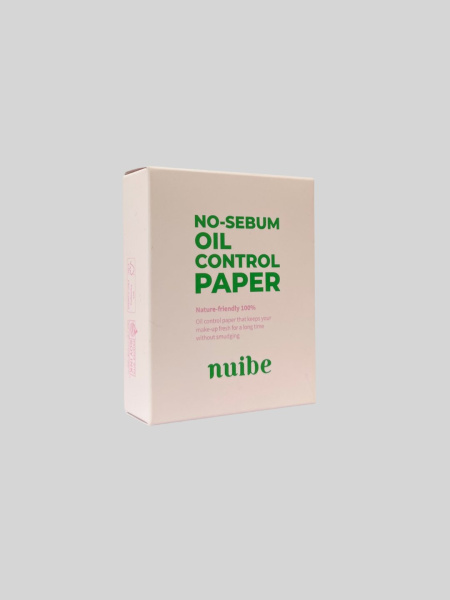 Nuibe No-Sebum Oil Control Paper  Ультратонкие матирующие салфетки
