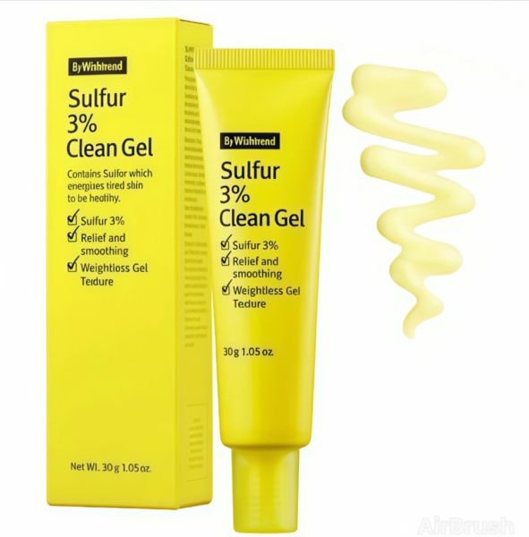 By Wishtrend Sulfur 3% Clean Gel	 Гель для локального применения 