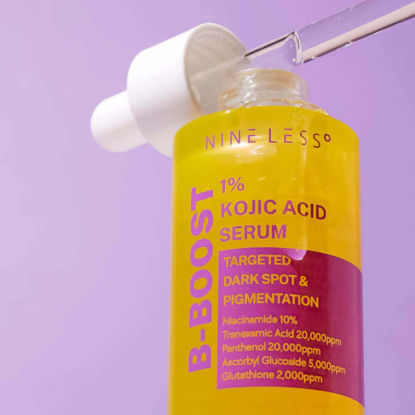 NINE LESS B-Boost 1% Kojic Acid Serum Укрепляющая ампульная сыворотка с пробиотиками
