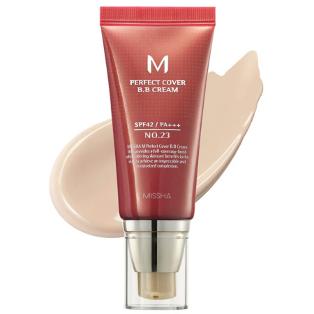 Missha Perfect Cover BB Cream №23  ВВ-крем №23 в оттенке натуральный беж