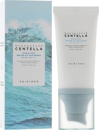SKIN1004 Madagascar Centella Hyalu-Cica Water-Fit Sun Serum SPF50+ PA++++ Солнцезащитная сыворотка