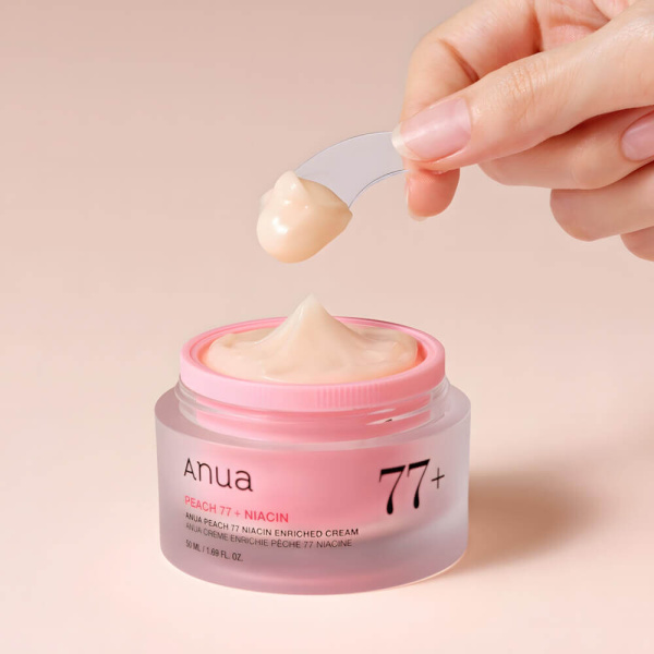 Anua Peach 77 Niacin Enriched Cream Укрепляющий крем с ниацинамидом