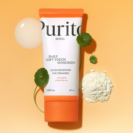 Purito Seoul Daily Soft Touch Sunscreen SPF50+ PA++++  Легкий солнцезащитный крем на фильтрах нового поколения