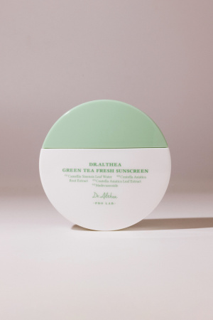 Dr.Althea Green Tea Fresh Sunscreen SPF50+ PA Успокаивающий солнцезащитный крем